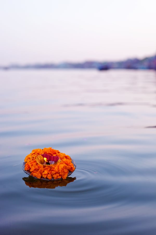 Puja In Varanasi, India