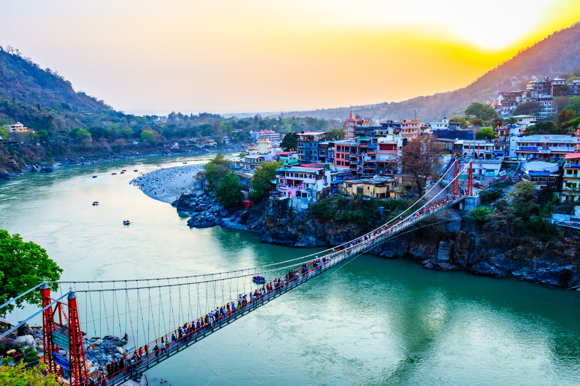 Rishikesh in India